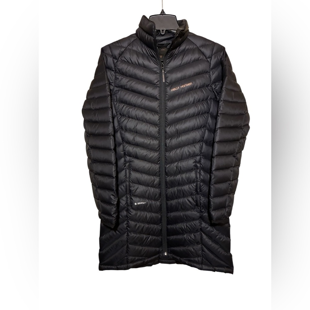 Helly Hansen Odin Goose Down Long Puff Jacket XS Parka Puffer Pertex Microlight